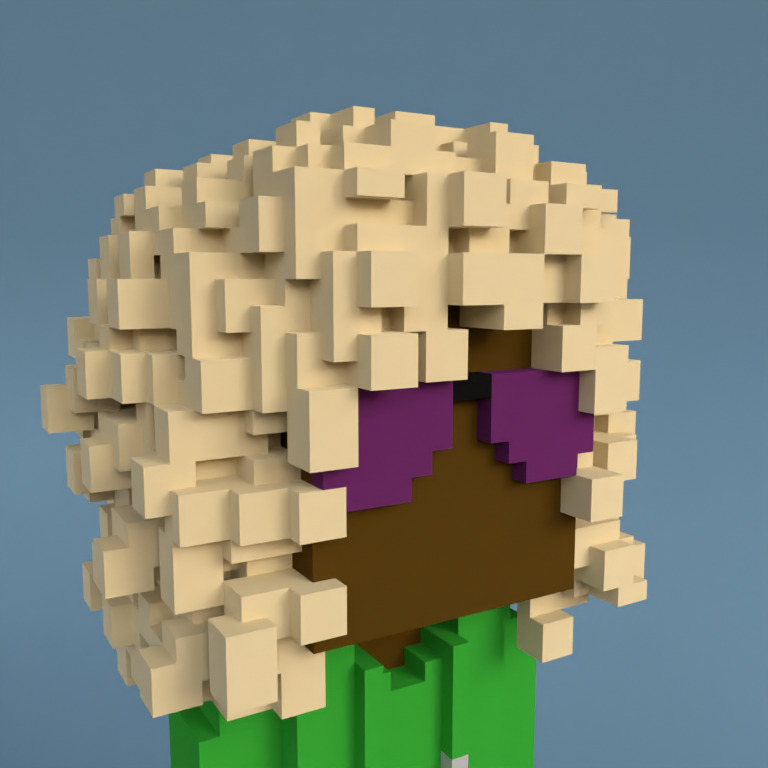 Meebit #3791 — Portrait