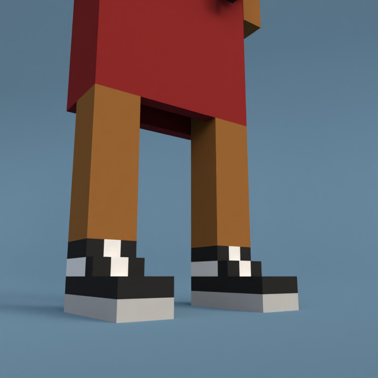 Meebit #3808 — Shoes