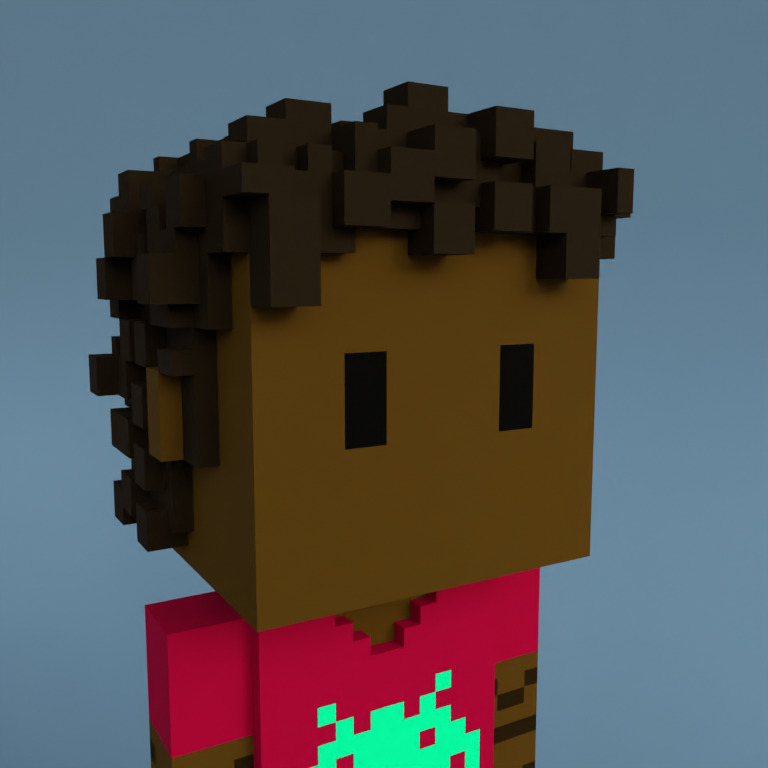 Meebit #3822 — Portrait
