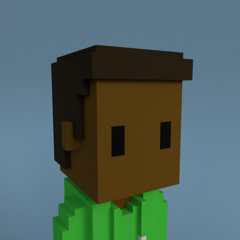 Meebit #3869 — Portrait