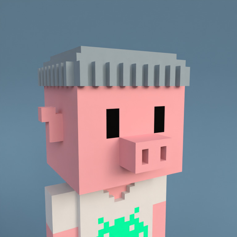 Meebit #3885 — Portrait