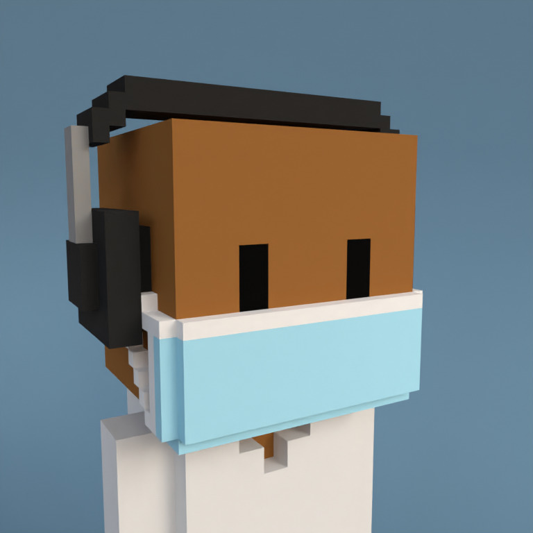 Meebit #3886 — Portrait
