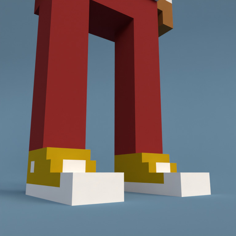 Meebit #3886 — Shoes