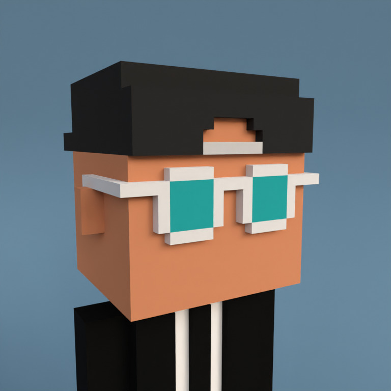 Meebit #3907 — Portrait