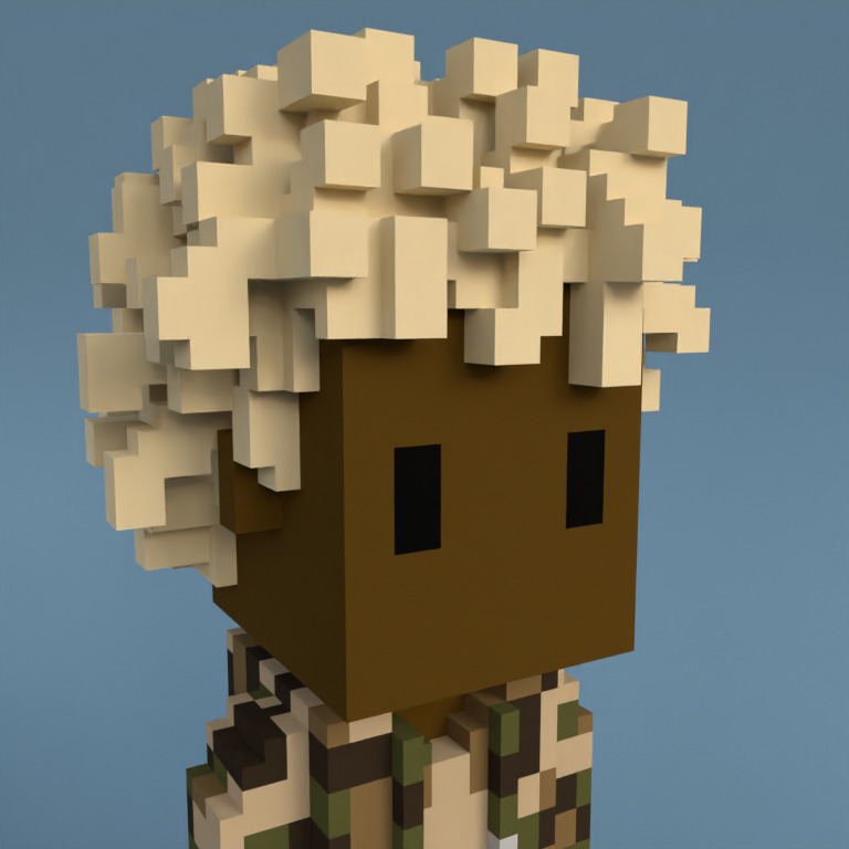 Meebit #4021 — Portrait