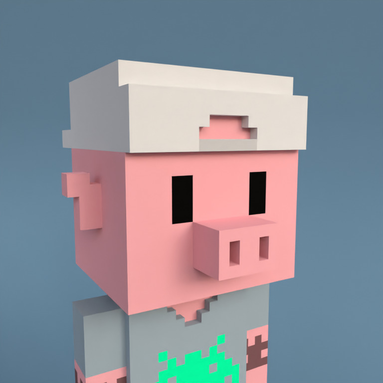 Meebit #4307 — Portrait
