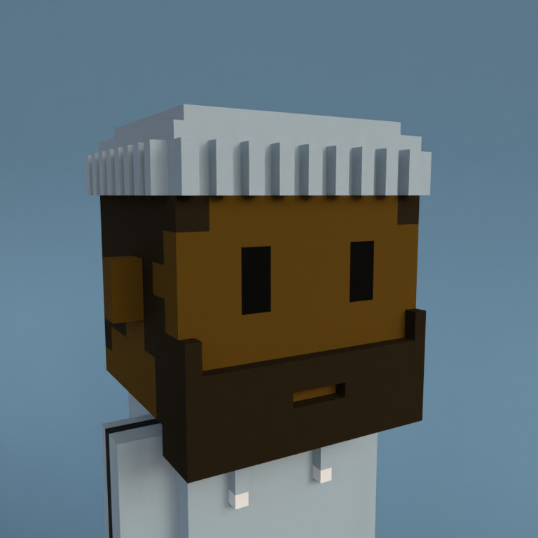 Meebit #4443 — Portrait