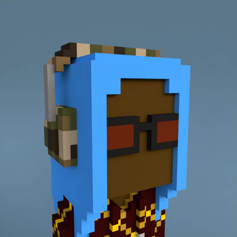 Meebit #4455 — Portrait