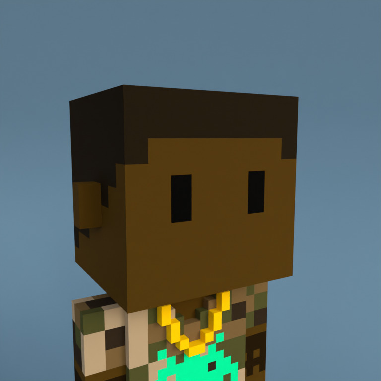 Meebit #4500 — Portrait
