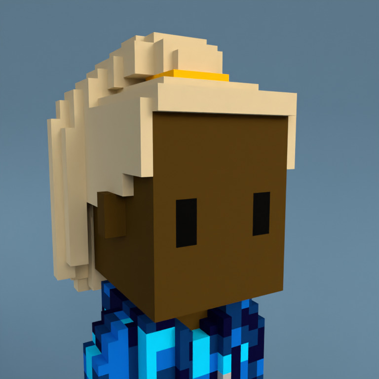 Meebit #4586 — Portrait