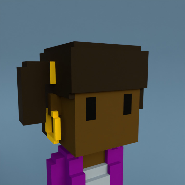 Meebit #4607 — Portrait