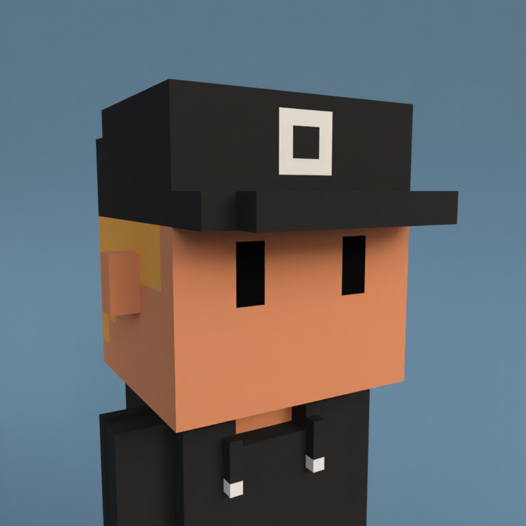 Meebit #4912 — Portrait
