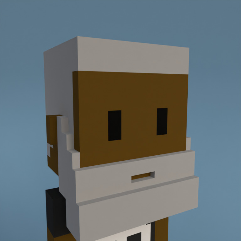 Meebit #5204 — Portrait