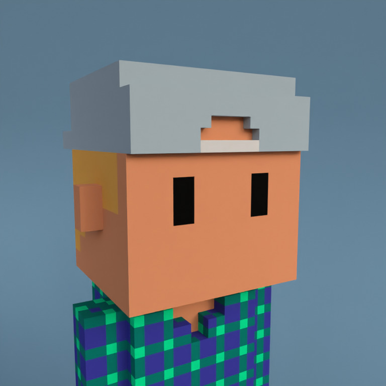 Meebit #5218 — Portrait