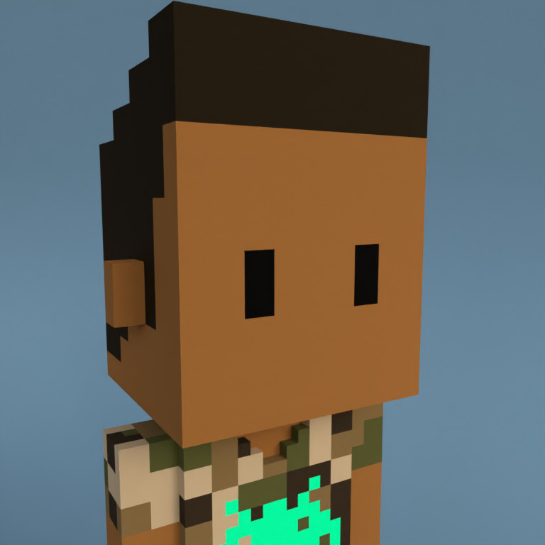 Meebit #5496 — Portrait
