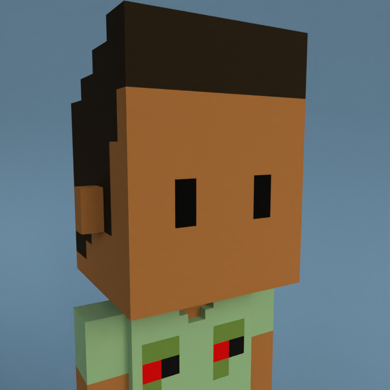 Meebit #5501 — Portrait
