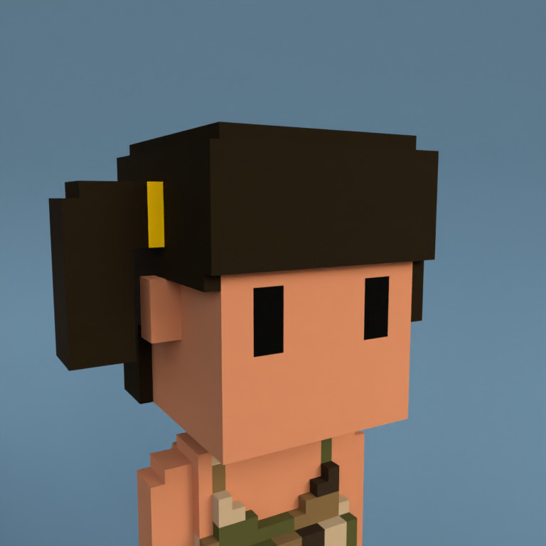 Meebit #5507 — Portrait