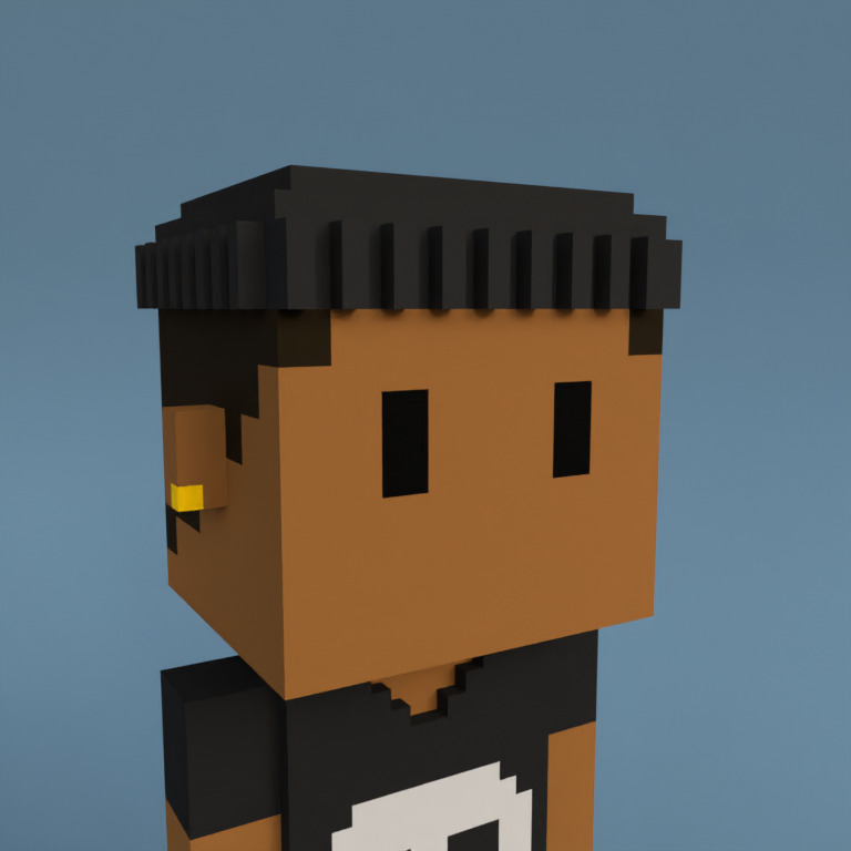 Meebit #6077 — Portrait