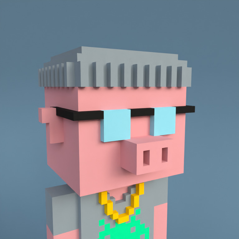Meebit #6129 — Portrait