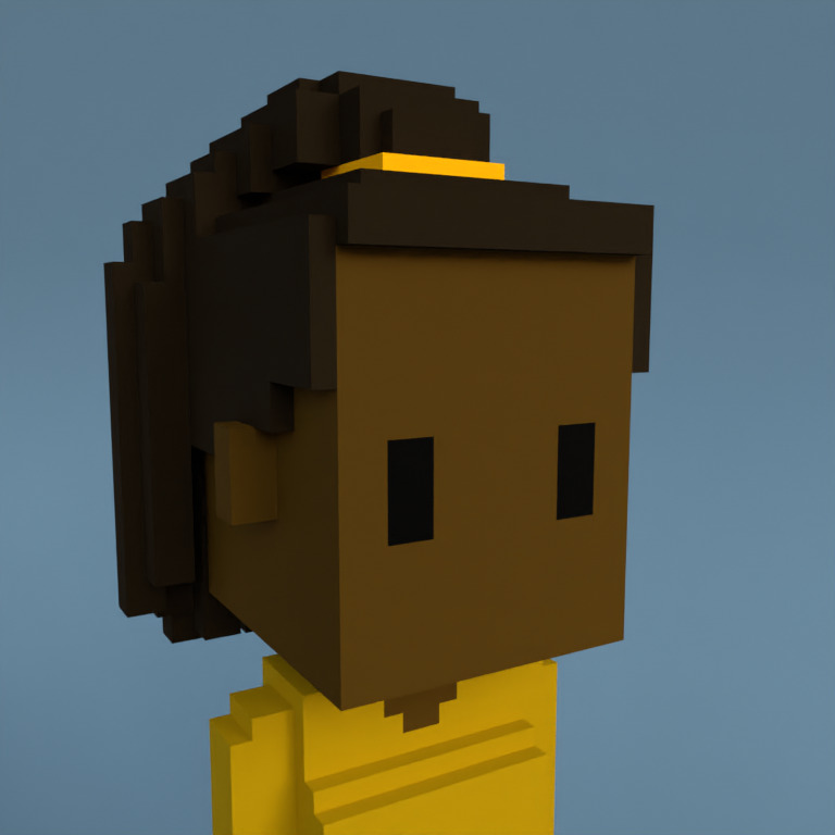 Meebit #6253 — Portrait