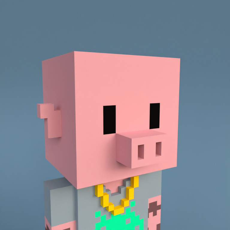 Meebit #6256 — Portrait
