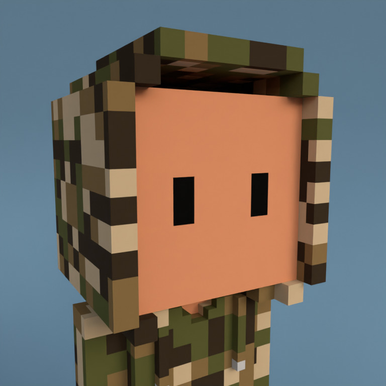 Meebit #6307 — Portrait