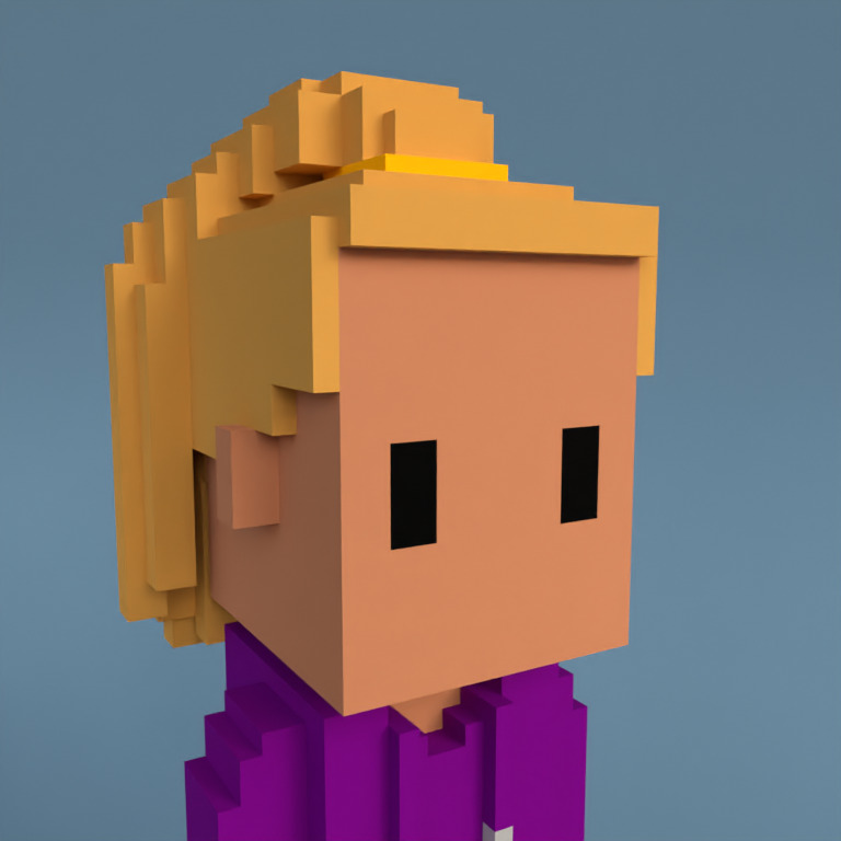 Meebit #6458 — Portrait