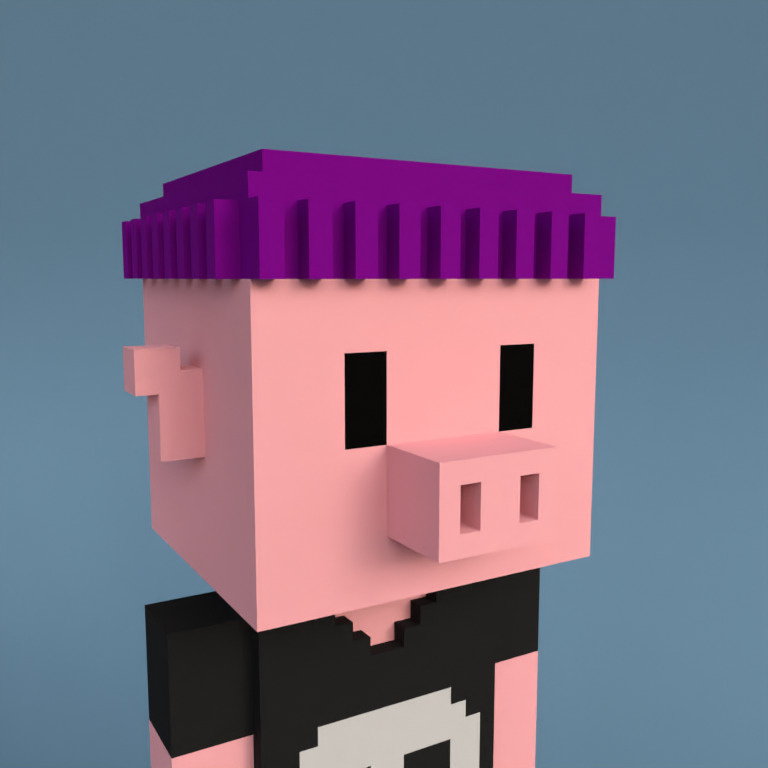 Meebit #6491 — Portrait