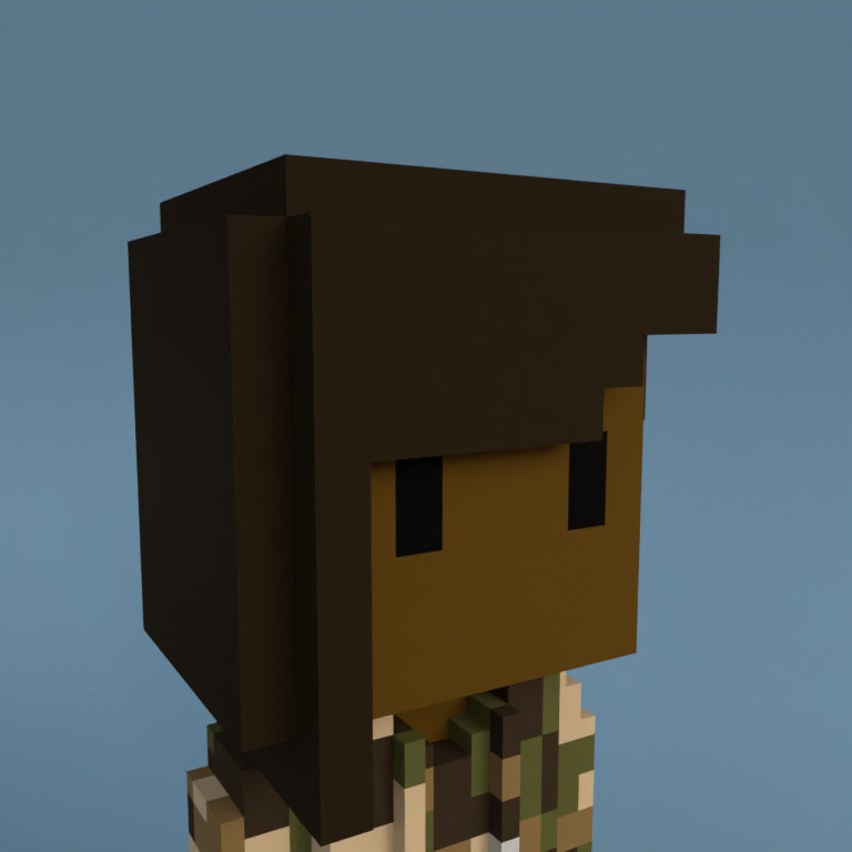 Meebit #6522 — Portrait