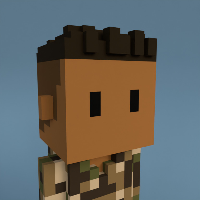 Meebit #6736 — Portrait