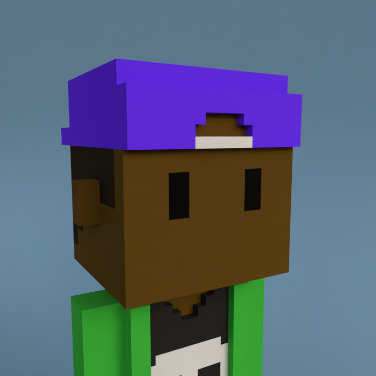 Meebit #6801 — Portrait