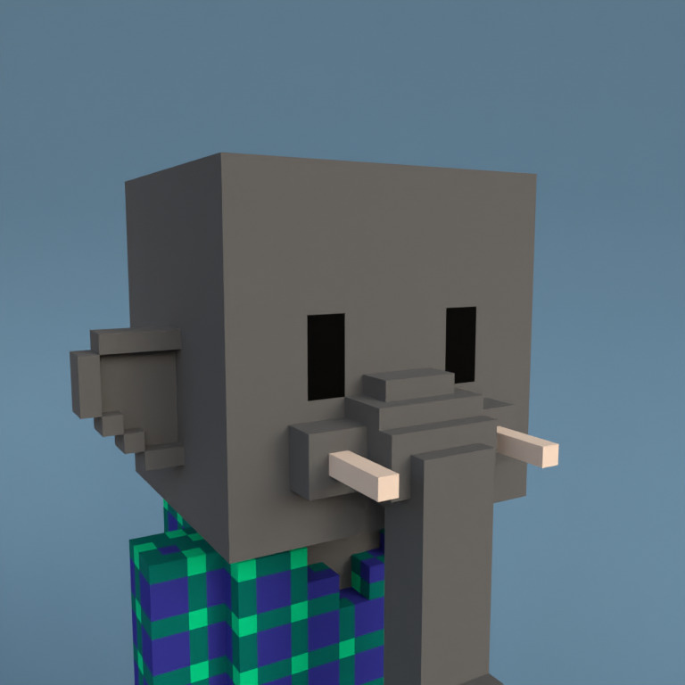 Meebit #6821 — Portrait