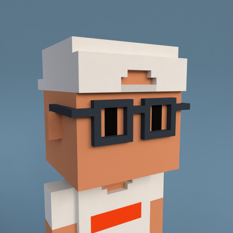 Meebit #6884 — Portrait
