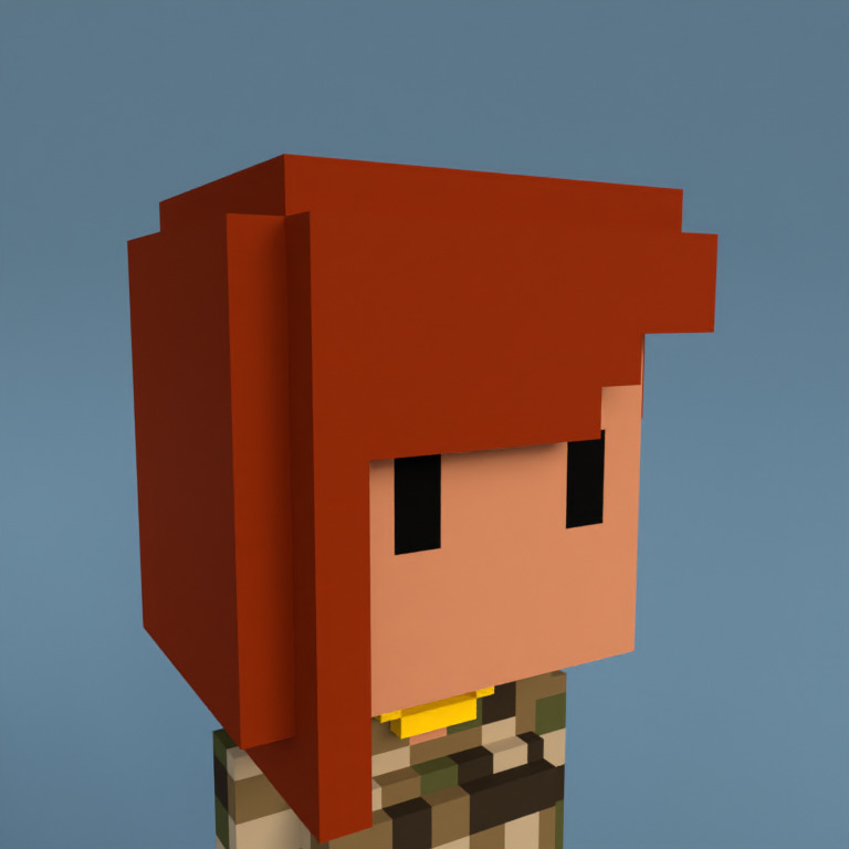Meebit #6912 — Portrait