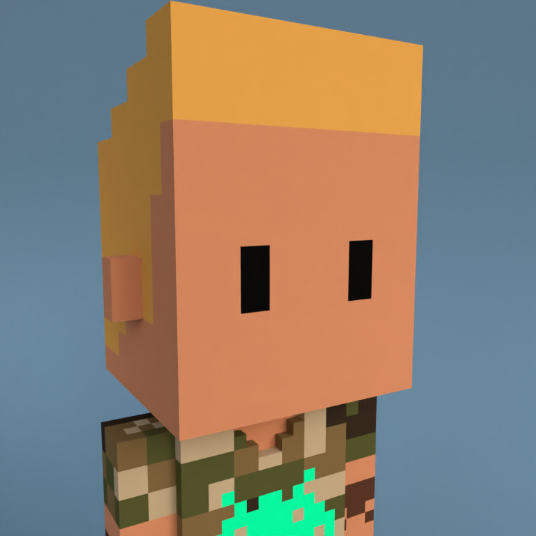 Meebit #7009 — Portrait