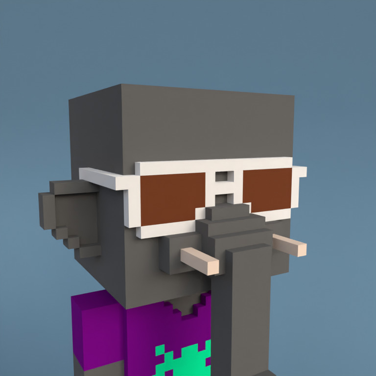 Meebit #7127 — Portrait