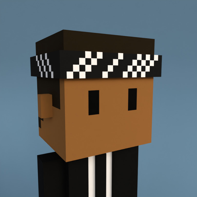 Meebit #7163 — Portrait