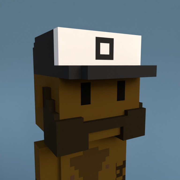 Meebit #7222 — Portrait