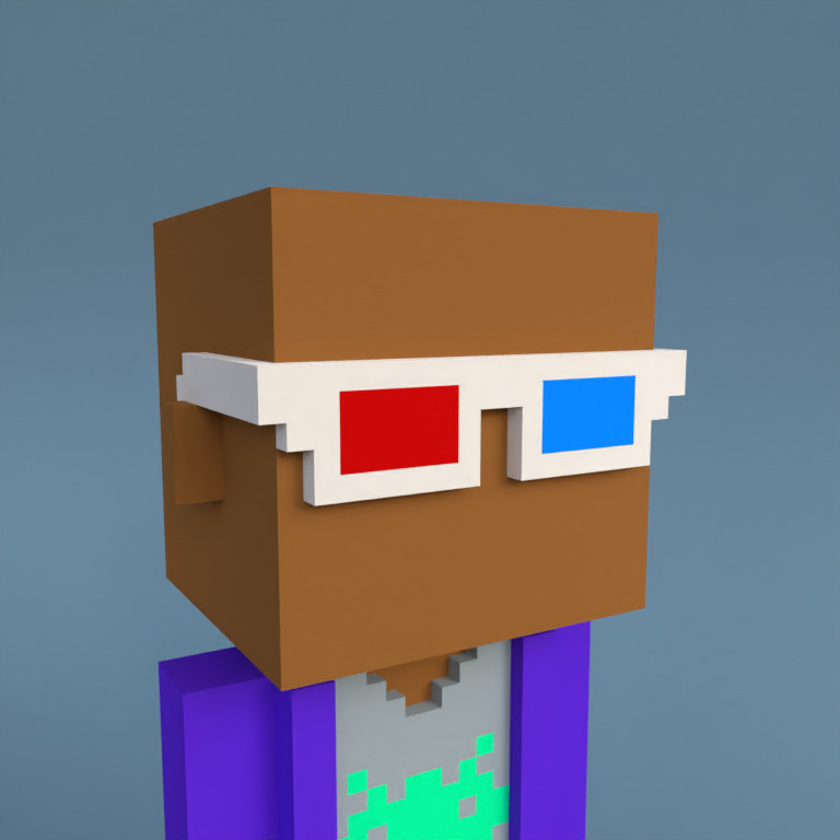Meebit #7253 — Portrait
