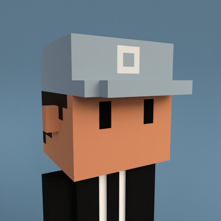 Meebit #7302 — Portrait