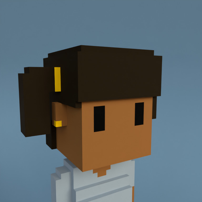 Meebit #7344 — Portrait