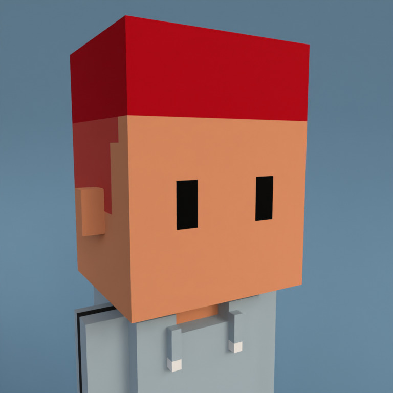 Meebit #7392 — Portrait