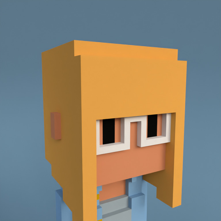 Meebit #7406 — Portrait