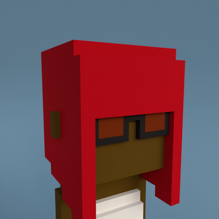 Meebit #7412 — Portrait