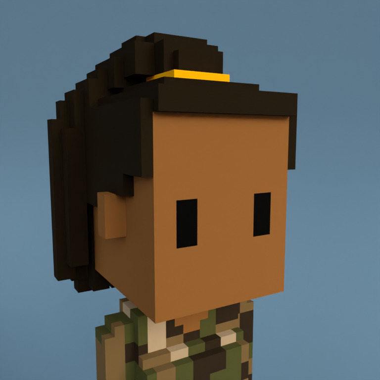Meebit #7420 — Portrait