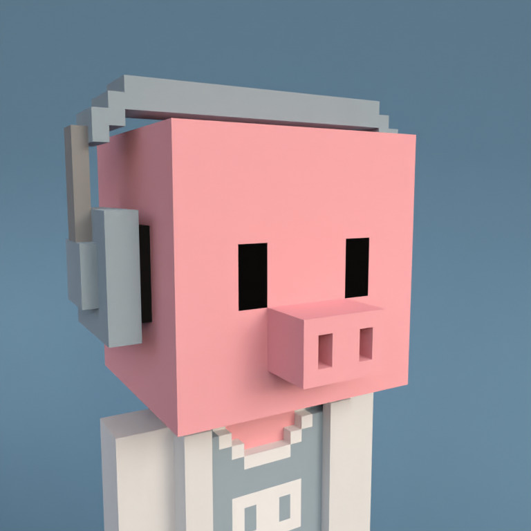 Meebit #7421 — Portrait