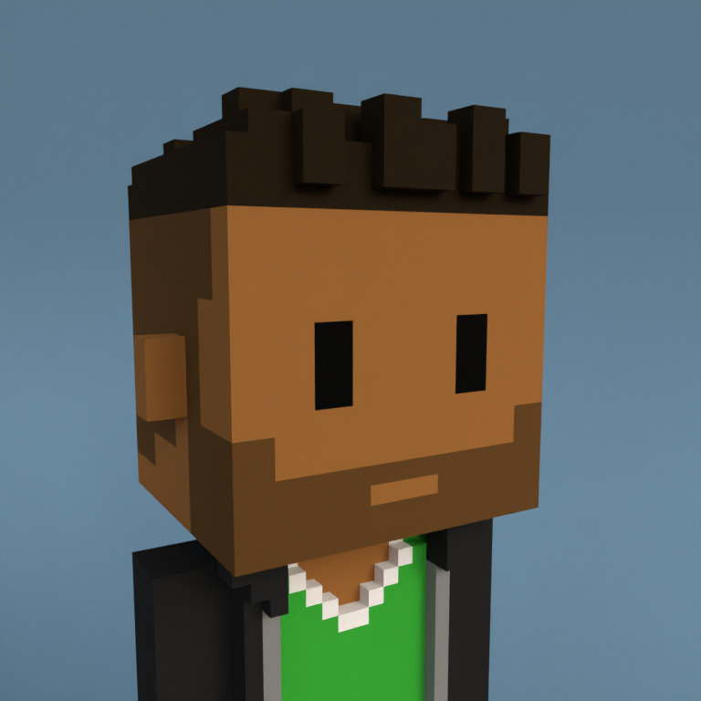 Meebit #7424 — Portrait