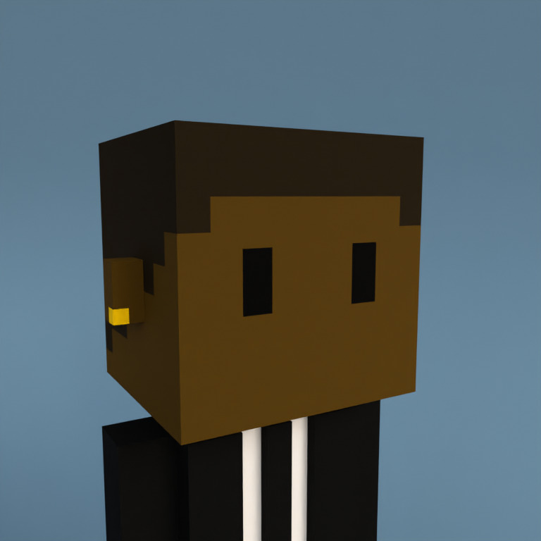 Meebit #7443 — Portrait