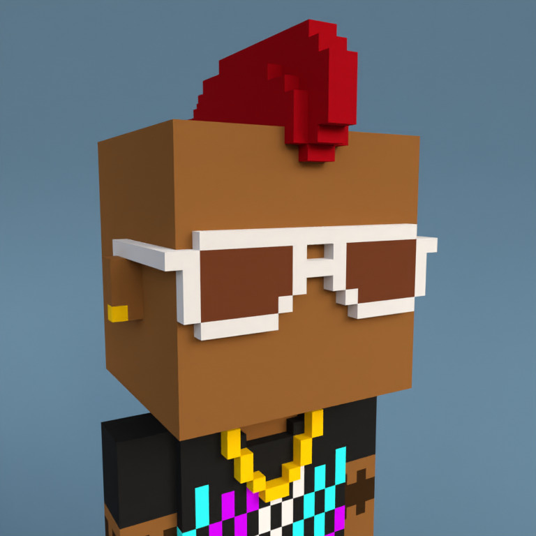 Meebit #7487 — Portrait