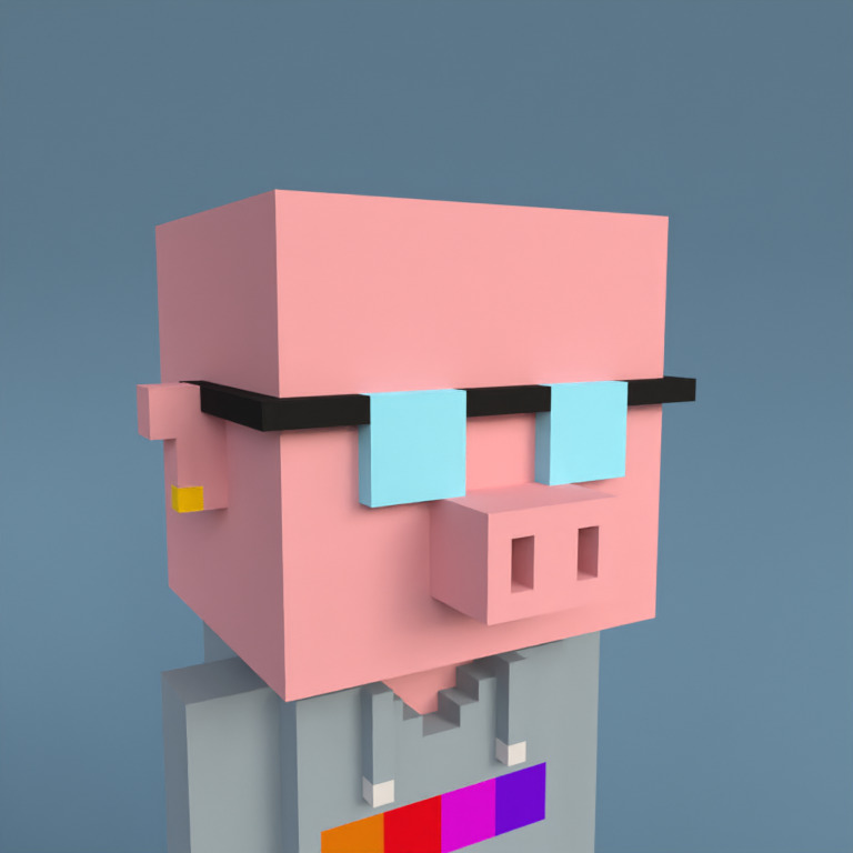 Meebit #7525 — Portrait